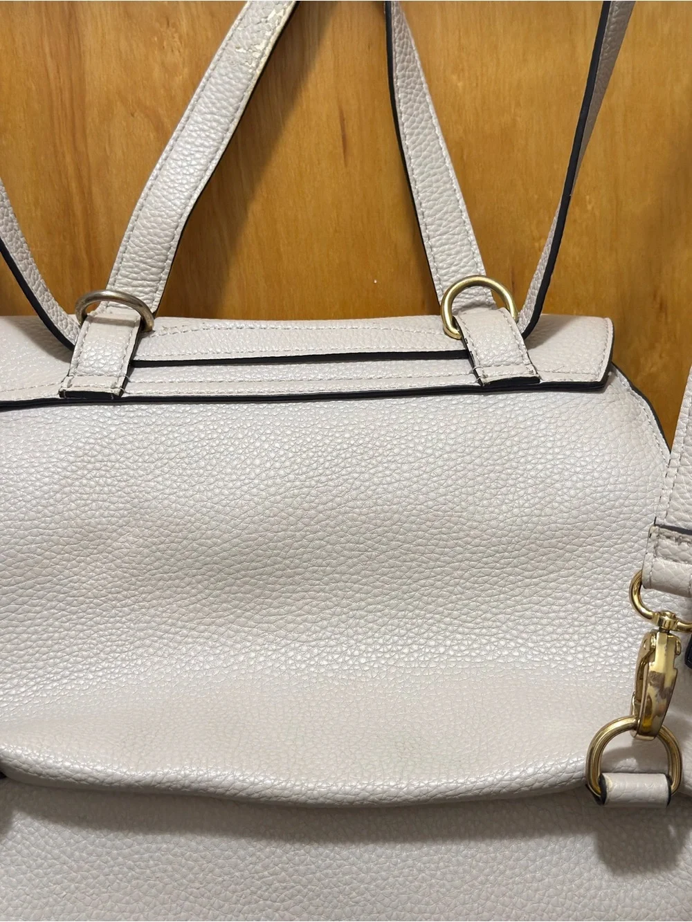 Nanette Lepore Tan Faux Leather 